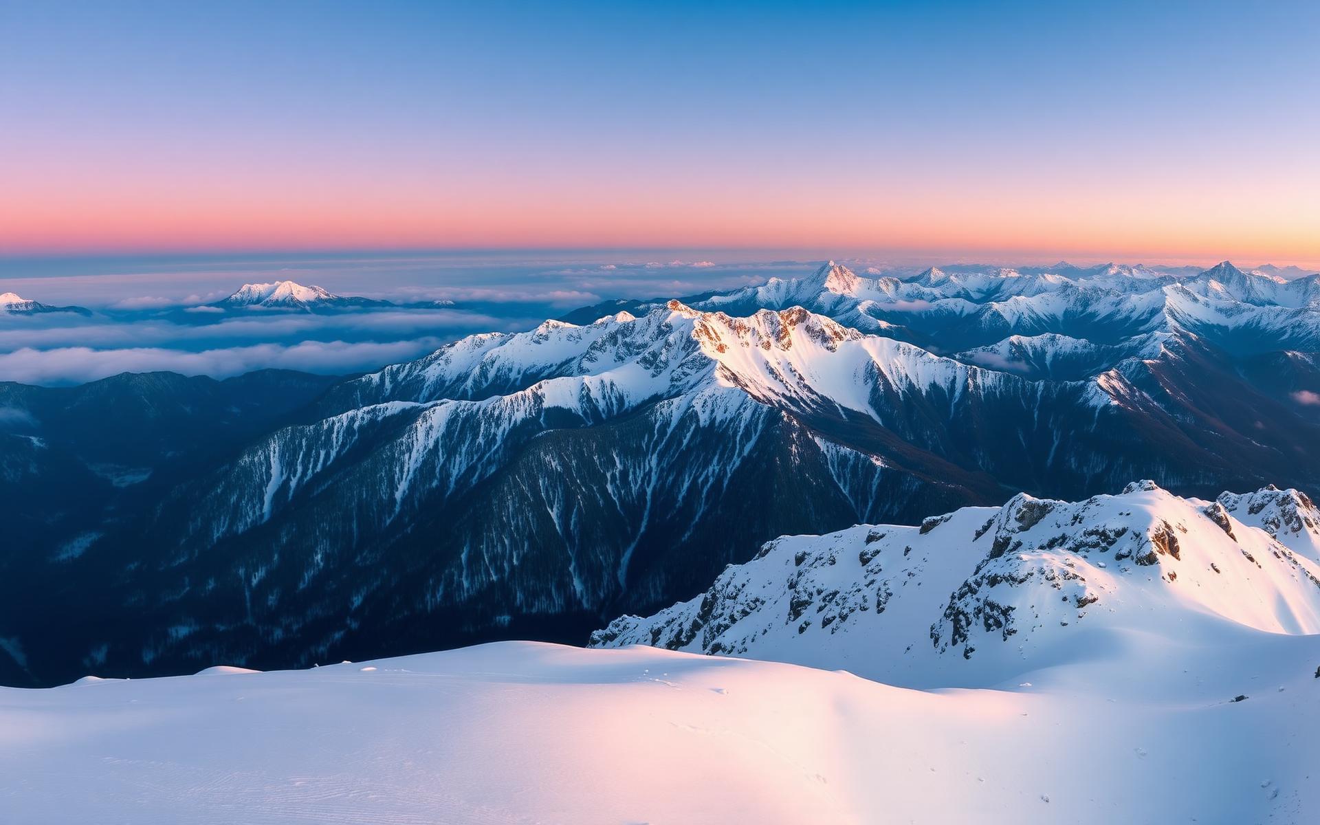 Alps at sunrise